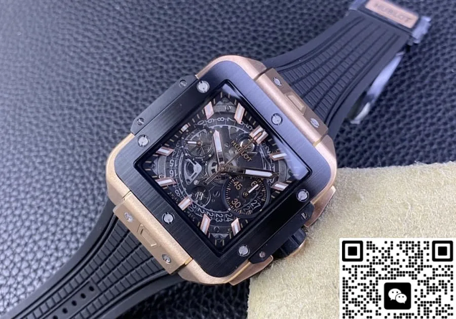 BB Factory Hublot SQUARE BANG UNICO 821.OM.0180.RX 1:1 Best Edition Replica Watch